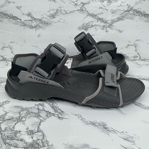 NEW adidas Terrex Hydroterra Sandal Charcoal Gray Black Mens Size 11 IE8009